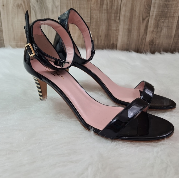 kate spade Shoes - Kate Spade Isa Black Patent Leather Sandals